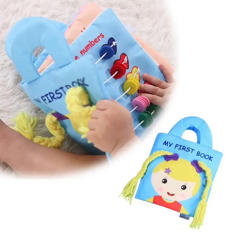1 шт Детская Мягкая книга из ткани игрушки для детей 0 12 месяцев новорожденный