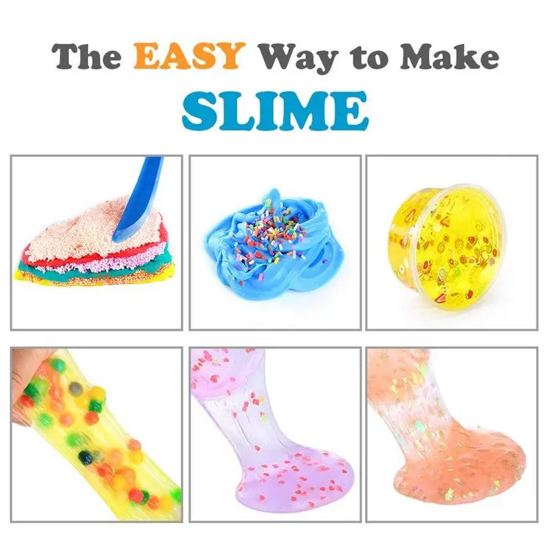 72 Pack Slime Beads Charms Slime Tools For Slime Making DIY Craft Children's Funny Toy Christmas Giftet Slime Supplies Kit
72 Pack Slime Beads Charms Slime Tools For Slime Making DIY Craft Children's Funny Toy Christmas Giftet Slime Supplies Kit
