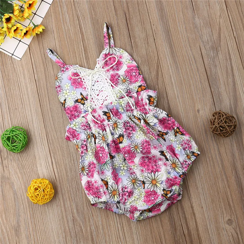 2019 Kid Baby Girl Flower Lace Patchwork Bodysuit Jumpsuit Outfit Clothes Backless Strap Floral Lace-up Bodysuit One-piece 0-18M
2019 Kid Baby Girl Flower Lace Patchwork Bodysuit Jumpsuit Outfit Clothes Backless Strap Floral Lace-up Bodysuit One-piece 0-18M
