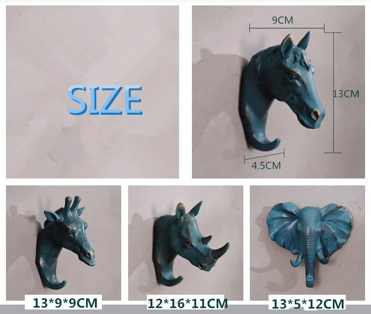 Newly Produced Deer Rhino Elephant Giraffe Horse Animal Decorative Hook Creative Resin Model Bathroom Wall Hook Coat Wall Hook
Newly Produced Deer Rhino Elephant Giraffe Horse Animal Decorative Hook Creative Resin Model Bathroom Wall Hook Coat Wall Hook