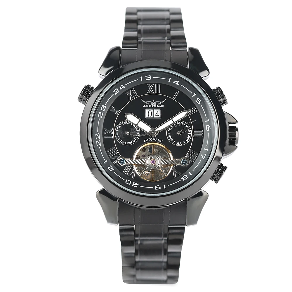 Men's Business Skeleton Automatic Self-Wind Mechanical Watches Unique Dual Dial Stainless Steel Band Comfortable Leather Band
Men's Business Skeleton Automatic Self-Wind Mechanical Watches Unique Dual Dial Stainless Steel Band Comfortable Leather Band