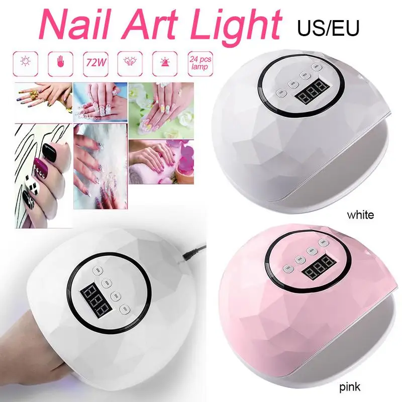 72W LED UV Nail Gel Curing Lamp Light Polish Dryer Nail Art Compact Exquisite Manicure Machine
72W LED UV Nail Gel Curing Lamp Light Polish Dryer Nail Art Compact Exquisite Manicure Machine
