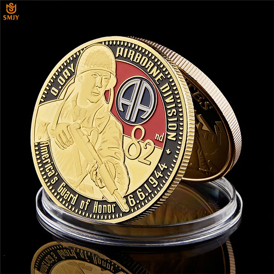 1944.6.6 D-Day US 82nd Airborne Division Military Challenge Commemorative Coin US Army Collectible Gifts
1944.6.6 D-Day US 82nd Airborne Division Military Challenge Commemorative Coin US Army Collectible Gifts