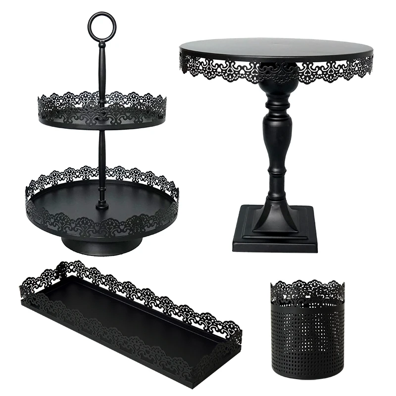 1 Piece Black Cake Stand & Cupcake Tray Lace Edge Cake Tools Home Decoration Dessert Table Party Suppliers Storage
1 Piece Black Cake Stand & Cupcake Tray Lace Edge Cake Tools Home Decoration Dessert Table Party Suppliers Storage