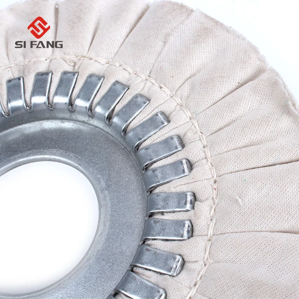 180*50mm Cotton Airway Buffing Wheel Metal Polishing Wheel Compound Tool Cloth Wheel 28Ply Bench Grinder 28Ply
180*50mm Cotton Airway Buffing Wheel Metal Polishing Wheel Compound Tool Cloth Wheel 28Ply Bench Grinder 28Ply