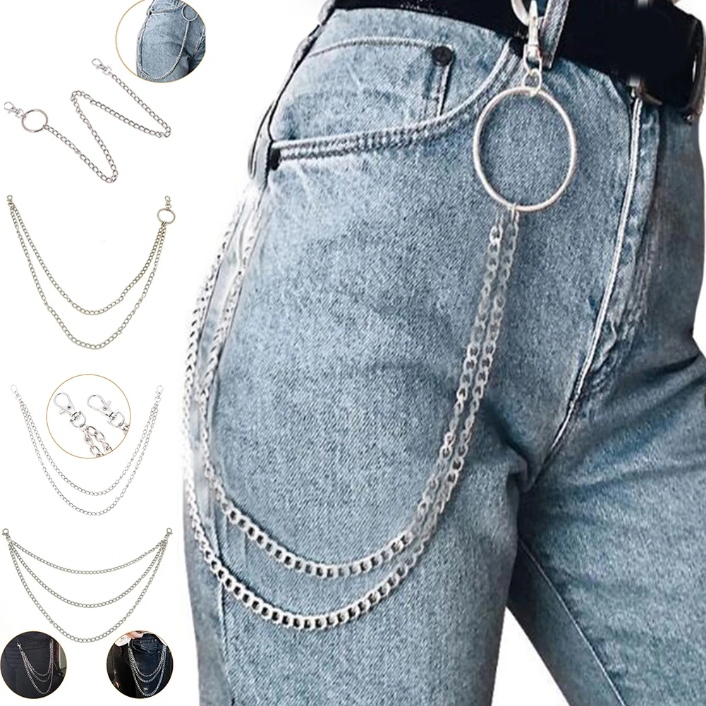 1-3 Layer Rock Punk Hook Trouser Pant Waist Link Belt 2019 New Fashion Girls High Quality Cool Chic Metal Wallet Silver Chains
1-3 Layer Rock Punk Hook Trouser Pant Waist Link Belt 2019 New Fashion Girls High Quality Cool Chic Metal Wallet Silver Chains
