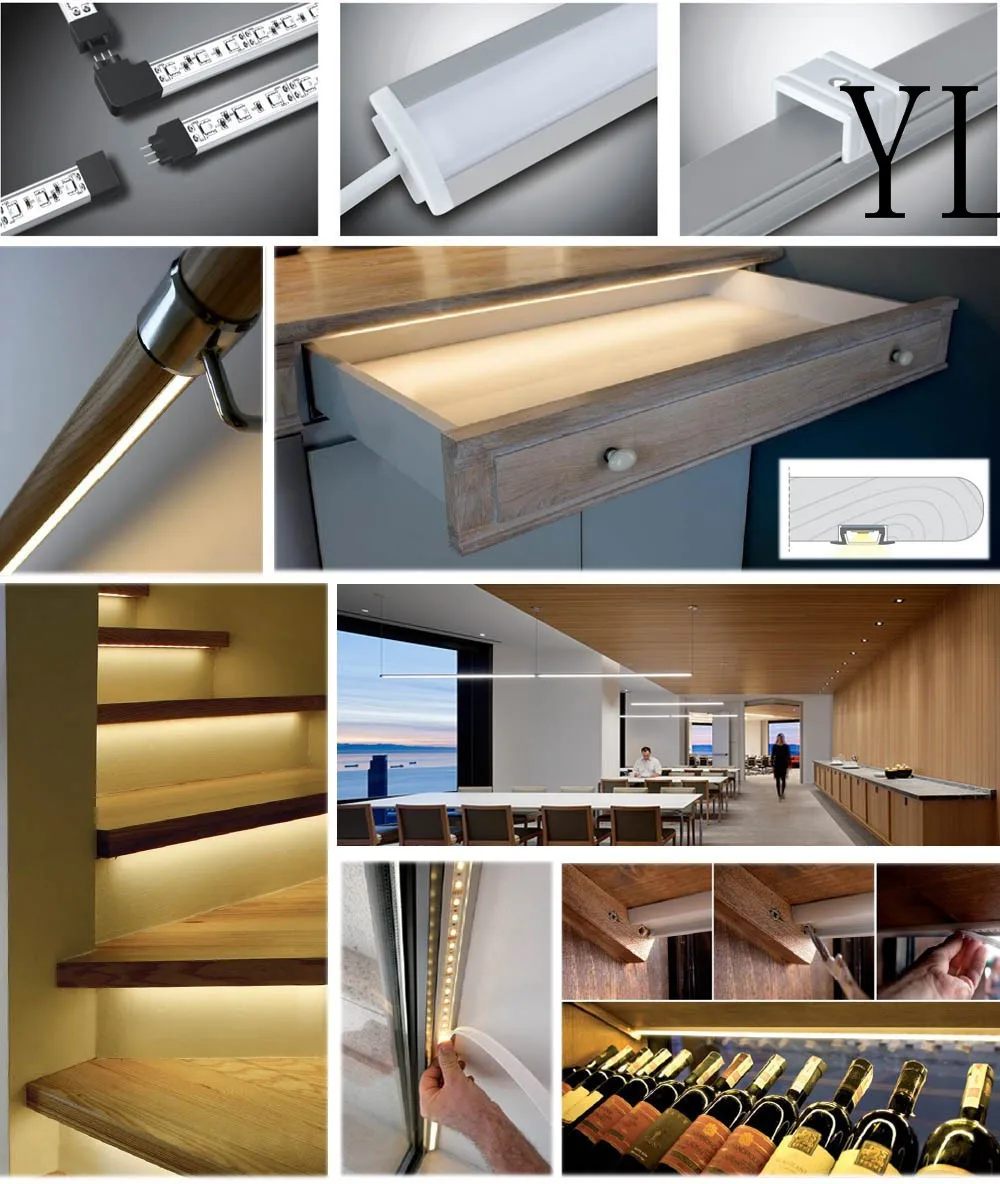 Free Shipping Step light Aluminum Profile for LED Strip Light Installations, Very Easy Installation 2m/pcs 100m/lot
Free Shipping Step light Aluminum Profile for LED Strip Light Installations, Very Easy Installation 2m/pcs 100m/lot