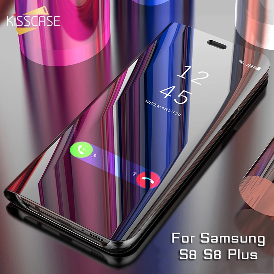 Умный зеркальный чехол для Xiaomi Mi 8 A2 Lite A1 5X 6X Mix Max 3 Pocophone F1 Redmi 5 Plus 6A Note 4X 6 Pro|Бамперы| |