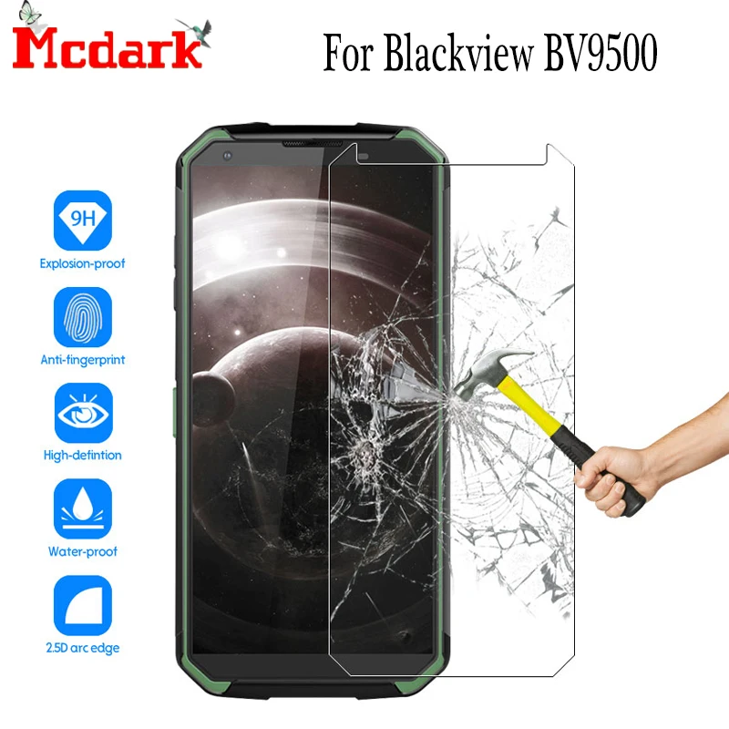 2.5D 9H закаленное стекло для Blackview BV9500 защита экрана 5 7 дюймов Pro телефона защитная