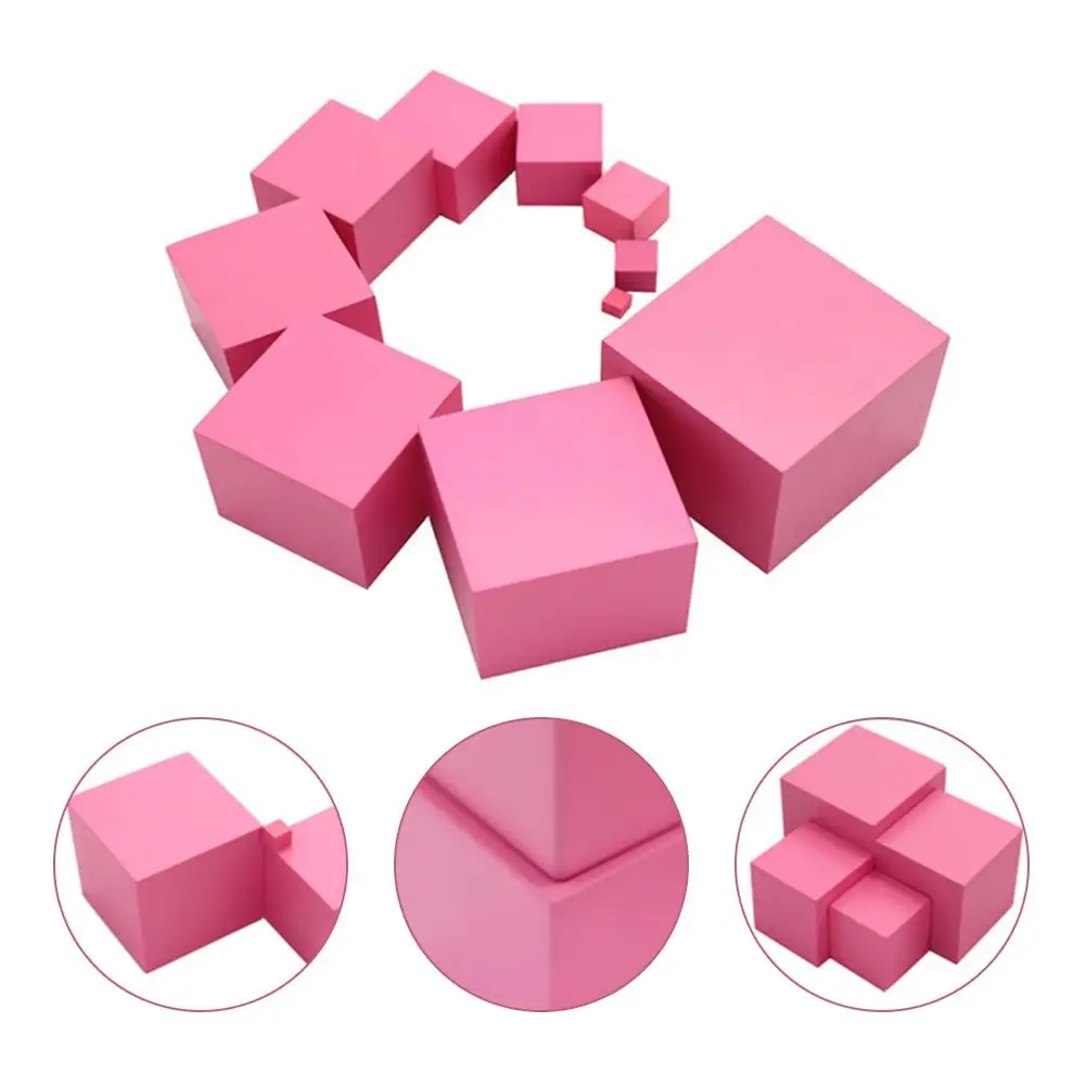 Wooden Early Education Toy For Montessori Pink Tower Math Toy Sensory Training Building Blocks fashionable
Wooden Early Education Toy For Montessori Pink Tower Math Toy Sensory Training Building Blocks fashionable