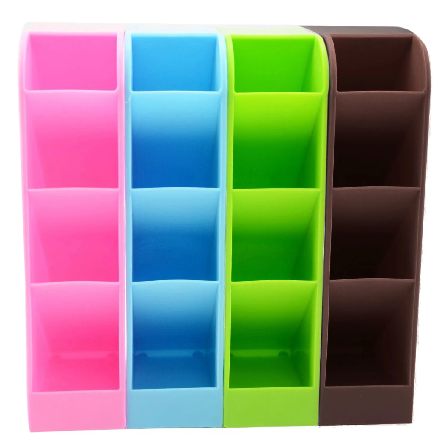 PPYY NEW -Multifunction Four Grid Desktop Storage Organizer Box for Office stationery Pen Socks Make up Tools(set of 4) | Канцтовары для