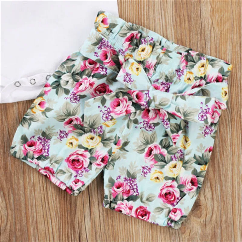 0-24M 2PCS Newborn Infant Toddler Baby Kids Girls Clothes Romper 2019 Summer Hot New Sunsuit Babysuit Tops Floral Shorts Outfits
0-24M 2PCS Newborn Infant Toddler Baby Kids Girls Clothes Romper 2019 Summer Hot New Sunsuit Babysuit Tops Floral Shorts Outfits