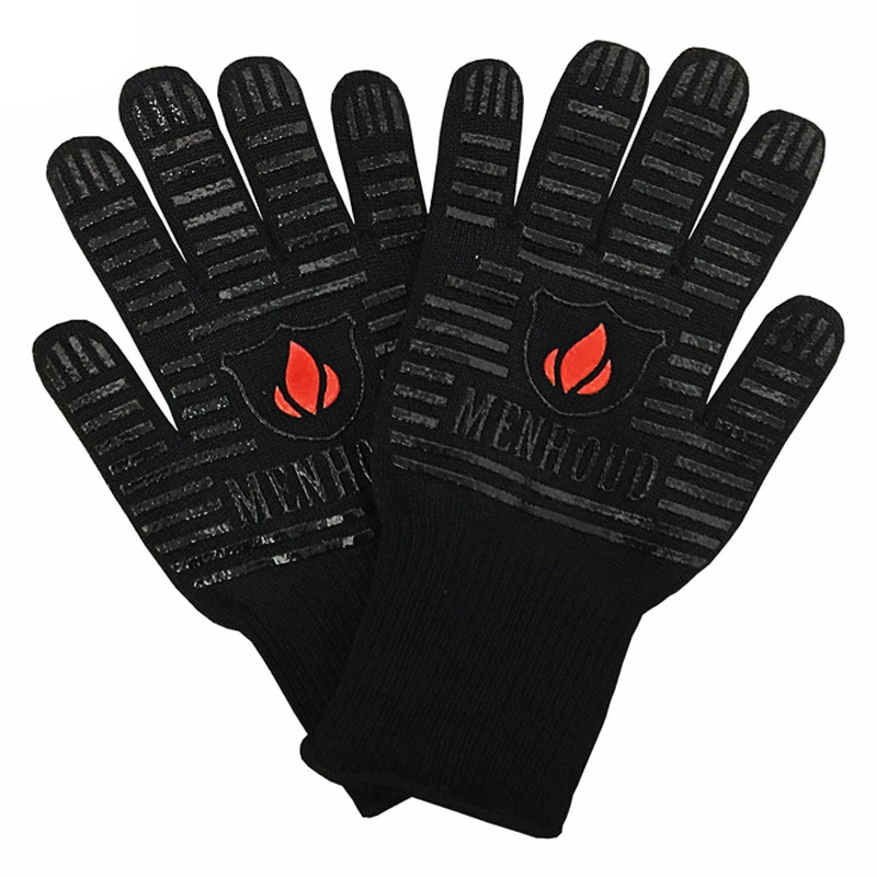 1 Pair Resistance BBQ Gloves Refractory Gloves Barbecue Gloves 500 Centigrade Heat Resistance BBQ Oven Cooking Black
1 Pair Resistance BBQ Gloves Refractory Gloves Barbecue Gloves 500 Centigrade Heat Resistance BBQ Oven Cooking Black