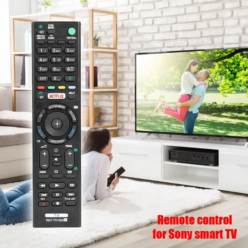 Alloyseed IR Remote Controller For Sony Smart TV RMT-TX100D RMT-TX101J TX102U TX102D TX101D TX100E TX101E High Quality
Alloyseed IR Remote Controller For Sony Smart TV RMT-TX100D RMT-TX101J TX102U TX102D TX101D TX100E TX101E High Quality
