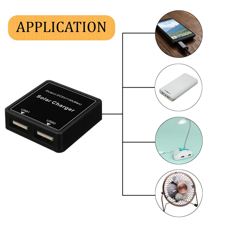New DIY Solar Wire Box 5-20V to 5V 3A Regulator Double USB Junction For Panel for Mobile phone MP3 MP4 fan etc | Электроника