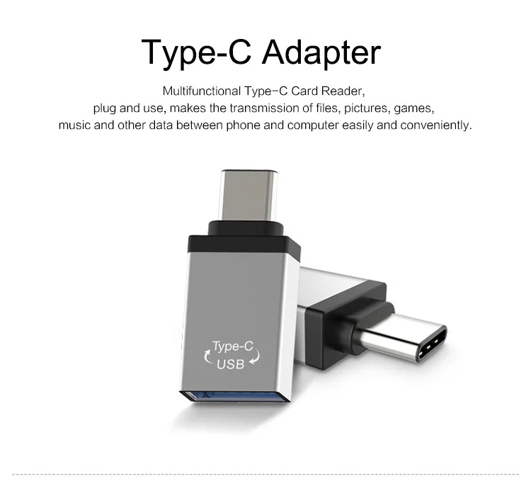 Фото OTG type c usb адаптер micro 3 0 зарядный преобразователь данных для Samsung - купить