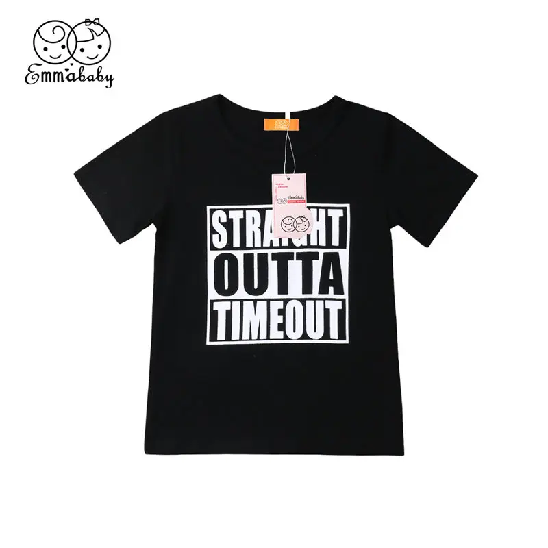 2019 Baby Boys T-shirt Toddler Kids Clothes Summer Letter Short Sleeve Top Black Top Children Clothing 6M-6T
2019 Baby Boys T-shirt Toddler Kids Clothes Summer Letter Short Sleeve Top Black Top Children Clothing 6M-6T