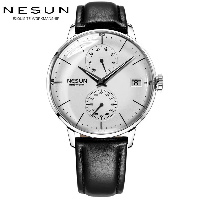 New Switzerland Luxury Brand NESUN Automatic Mechanical Men's Watches Sapphire Energy Display Waterproof Auto Date Clock N9606
New Switzerland Luxury Brand NESUN Automatic Mechanical Men's Watches Sapphire Energy Display Waterproof Auto Date Clock N9606
