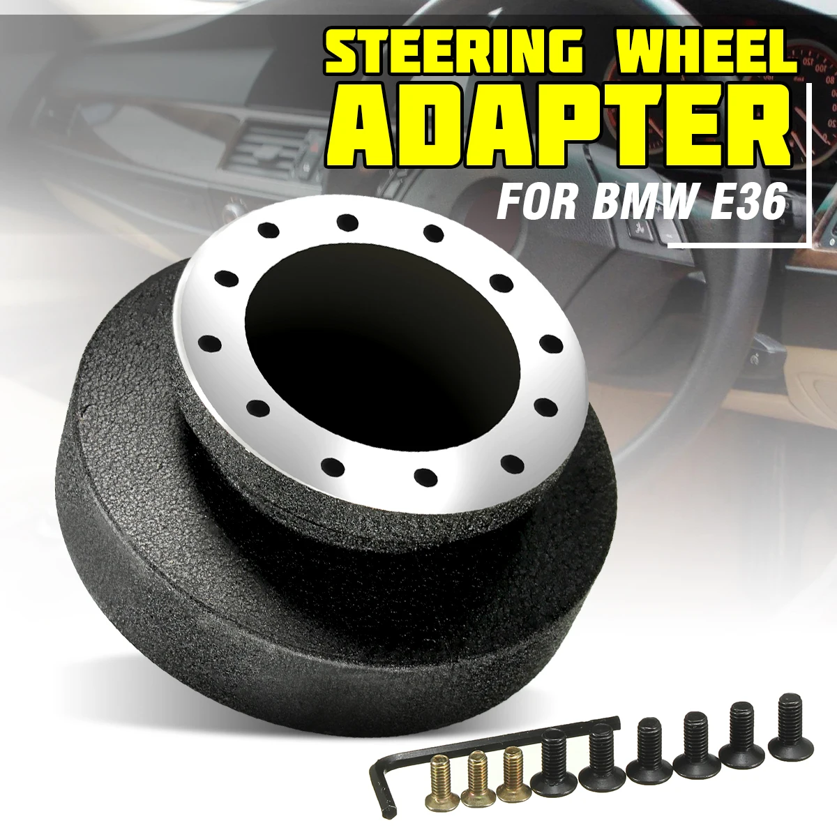 Steering Wheel Racing Hub Adapter Boss Kit Fit For BMW E36 for Personal Abarth Indy Raid Italvolanti etc
Steering Wheel Racing Hub Adapter Boss Kit Fit For BMW E36 for Personal Abarth Indy Raid Italvolanti etc