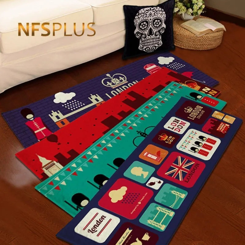 Kitchen Carpet Floor Mat 45x115cm London Design Flannel Bathroom Carpet Area Rug Home Decorative Front Door Mat Entrance Doormat
Kitchen Carpet Floor Mat 45x115cm London Design Flannel Bathroom Carpet Area Rug Home Decorative Front Door Mat Entrance Doormat