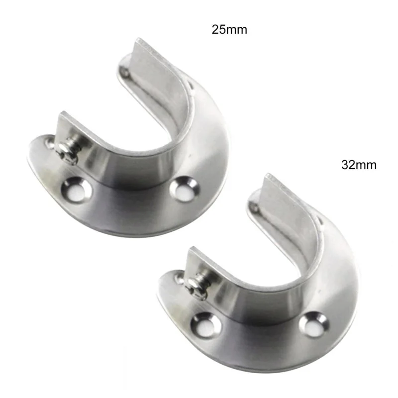 2pcs U-Shaped Rod Wardrobe Pipe Curtain Closet Hanging Clothes Rail Rod End Support Bracket Stainless Steel wardrobe Rail Suppor
2pcs U-Shaped Rod Wardrobe Pipe Curtain Closet Hanging Clothes Rail Rod End Support Bracket Stainless Steel wardrobe Rail Suppor