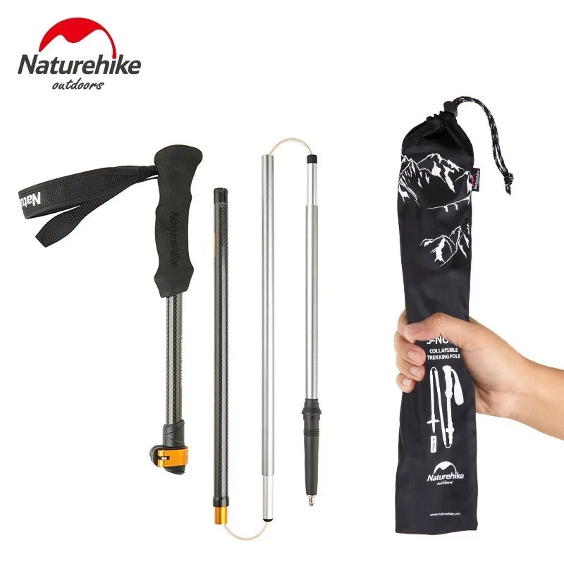 NatureHike 1Pcs 5-section Carbon Fiber Walking Stick Ultralight Adjustable Trekking Pole Walking Sticks Camping Trekking Stick
NatureHike 1Pcs 5-section Carbon Fiber Walking Stick Ultralight Adjustable Trekking Pole Walking Sticks Camping Trekking Stick
