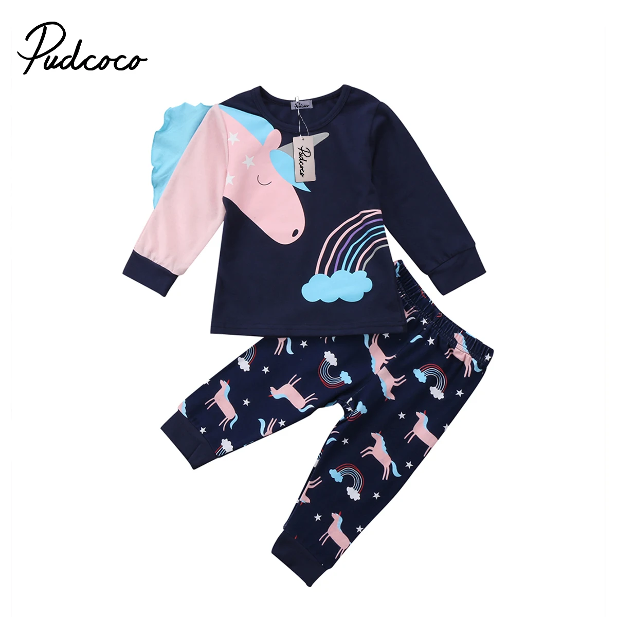 1-6T Pudcoco 2Pcs Kids Baby Girls Cartoon Unicorn Top T-Shirt Pants Outfits Pajamas Homewear
1-6T Pudcoco 2Pcs Kids Baby Girls Cartoon Unicorn Top T-Shirt Pants Outfits Pajamas Homewear