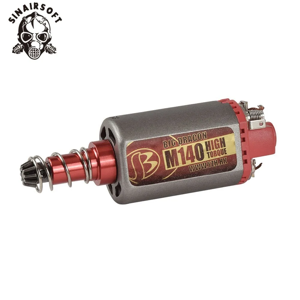 SINAIRSOFT Terminator M140 High Twist Type High Torque Motor Long Axle Airsoft Hunting Accessories for M4 M16 MP5 G3 P90
SINAIRSOFT Terminator M140 High Twist Type High Torque Motor Long Axle Airsoft Hunting Accessories for M4 M16 MP5 G3 P90