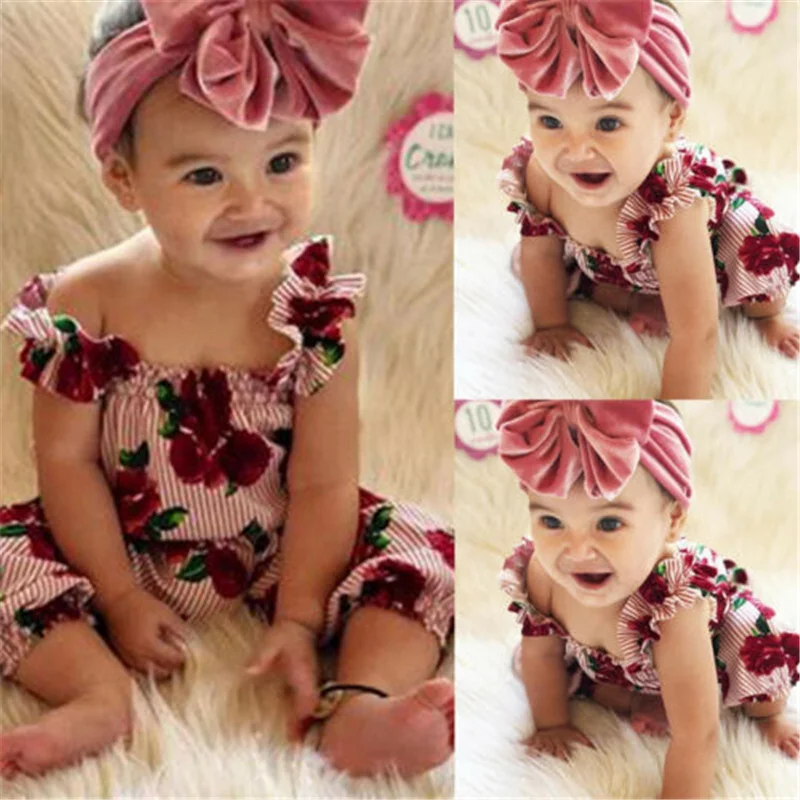 2019 Summer Toddler Kids Baby Girls Floral Striped Ruffle Sleeveless Overalls Jumpsuit Outfits Playsuit Clothes
2019 Summer Toddler Kids Baby Girls Floral Striped Ruffle Sleeveless Overalls Jumpsuit Outfits Playsuit Clothes