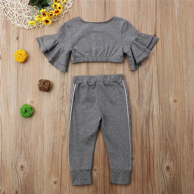 New Style Toddler Kids Baby Girls Slim Fit Short Tops + Pants Leggings Autumn Outfits Set Clothes Flare Sleeve Cotton Clothing
New Style Toddler Kids Baby Girls Slim Fit Short Tops + Pants Leggings Autumn Outfits Set Clothes Flare Sleeve Cotton Clothing