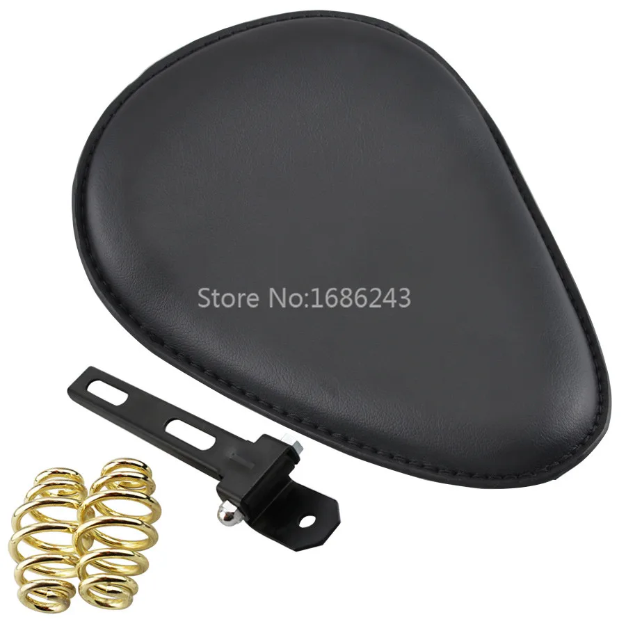 Black Solo Driver Seat Pad Saddle w/Springs Bracket Fits For Harley Suzuki Universal New
Black Solo Driver Seat Pad Saddle w/Springs Bracket Fits For Harley Suzuki Universal New