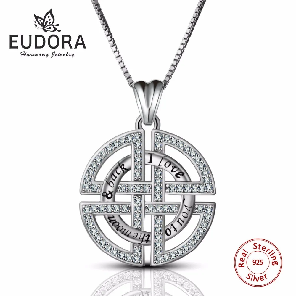 Eudora Authentic 925 Sterling Silver Vintage Dazzling Allure AAA Cubic Zircon Necklaces & Pendants Women Man Fine Jewelry CYD045
Eudora Authentic 925 Sterling Silver Vintage Dazzling Allure AAA Cubic Zircon Necklaces & Pendants Women Man Fine Jewelry CYD045