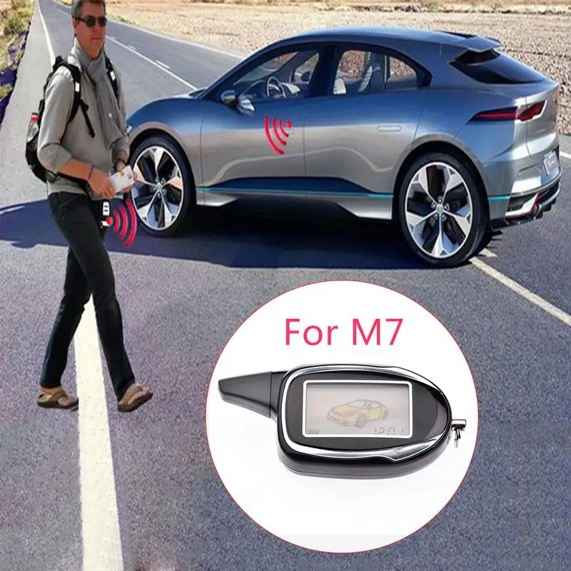 M7 Russia Car Anti-theft Alarm System Keychain 2 Way Programmable Car Burglar Alarm Remote Control For M7 Magicar 7
M7 Russia Car Anti-theft Alarm System Keychain 2 Way Programmable Car Burglar Alarm Remote Control For M7 Magicar 7