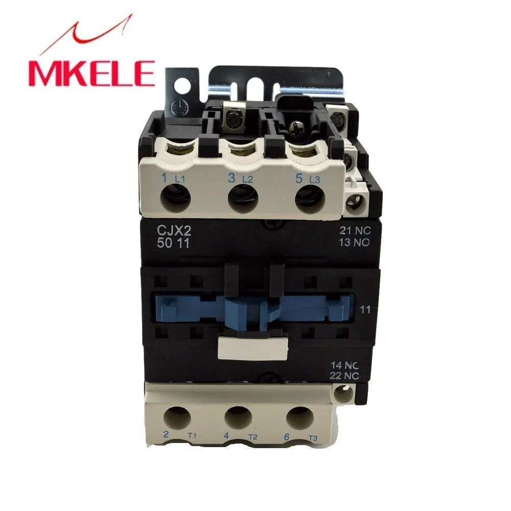 CJX2 5011 3P + NO NC 50A Номинальное напряжение катушки 220 В трехфазный контактор telemecanique с