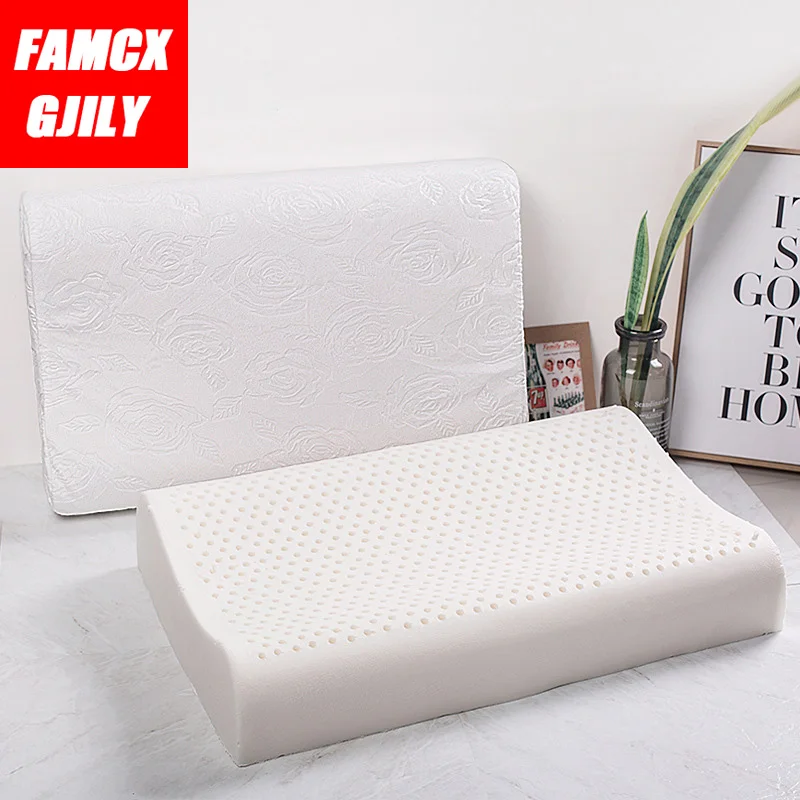 Latex Pillow Cervical Protection Orthopedic Pillows For Sleeping With Soft Pillow Case Antibacterial Neck Support Cushion
Latex Pillow Cervical Protection Orthopedic Pillows For Sleeping With Soft Pillow Case Antibacterial Neck Support Cushion