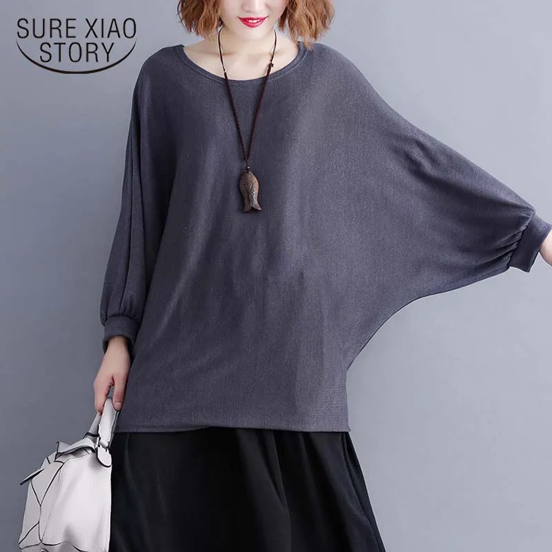 Korean shirts women 2021 long sleeve plus size harajuku off the shoulder tops for women Solid O-Neck Batwing Sleeve 3141 50
Korean shirts women 2021 long sleeve plus size harajuku off the shoulder tops for women Solid O-Neck Batwing Sleeve 3141 50