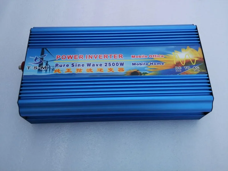 2500W DC to AC 12V 220V 60HZ pure sine wave Inversor surge power 5000W inverter
2500W DC to AC 12V 220V 60HZ pure sine wave Inversor surge power 5000W inverter