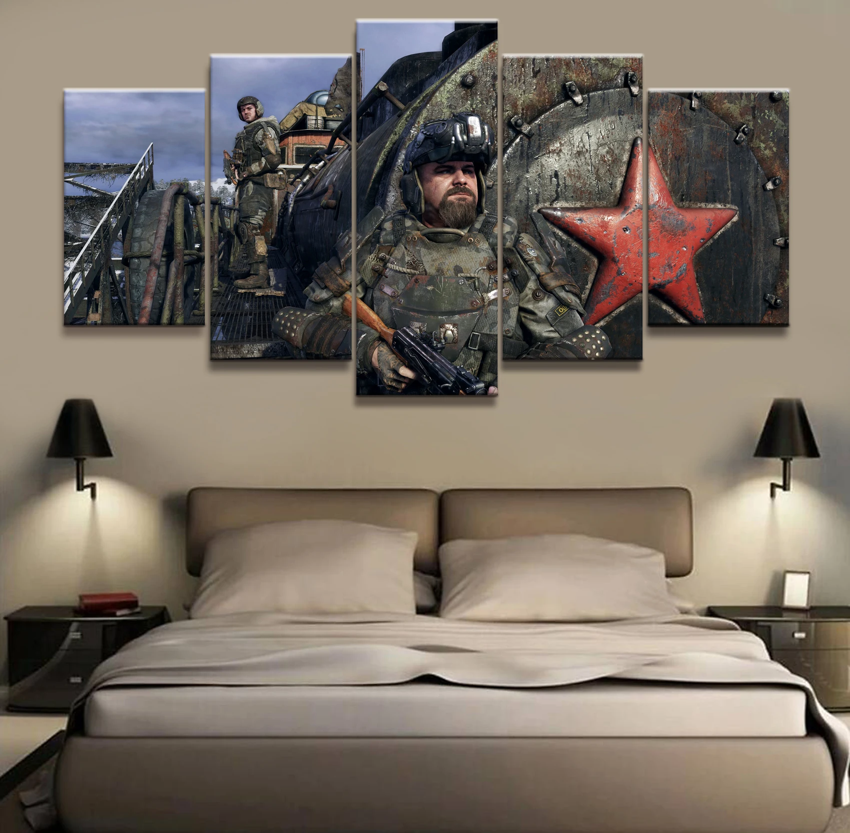 Home Decor Poster HD Pictures Prints Canvas 5 Piece Modular metro exodus Game Living Room Art Decorative Painting Framed
Home Decor Poster HD Pictures Prints Canvas 5 Piece Modular metro exodus Game Living Room Art Decorative Painting Framed