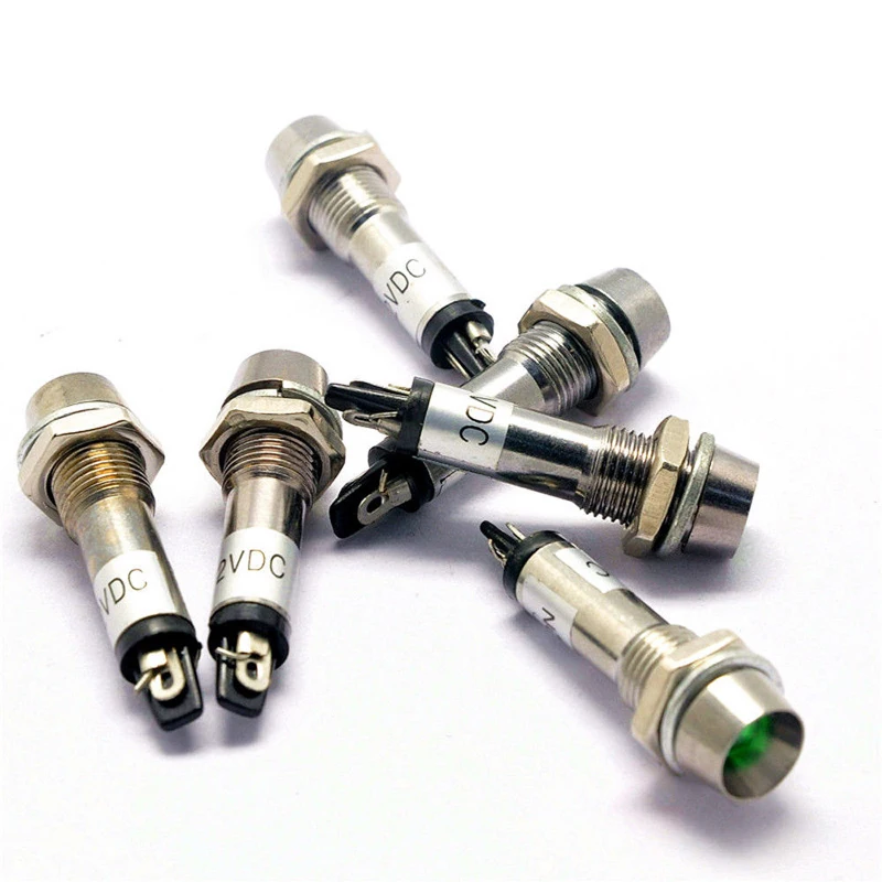 Red Green Yellow Blue waterproof Signal Lamp 4pcs Mounting Indicator Light Indication LED 12VDC 8mm
Red Green Yellow Blue waterproof Signal Lamp 4pcs Mounting Indicator Light Indication LED 12VDC 8mm