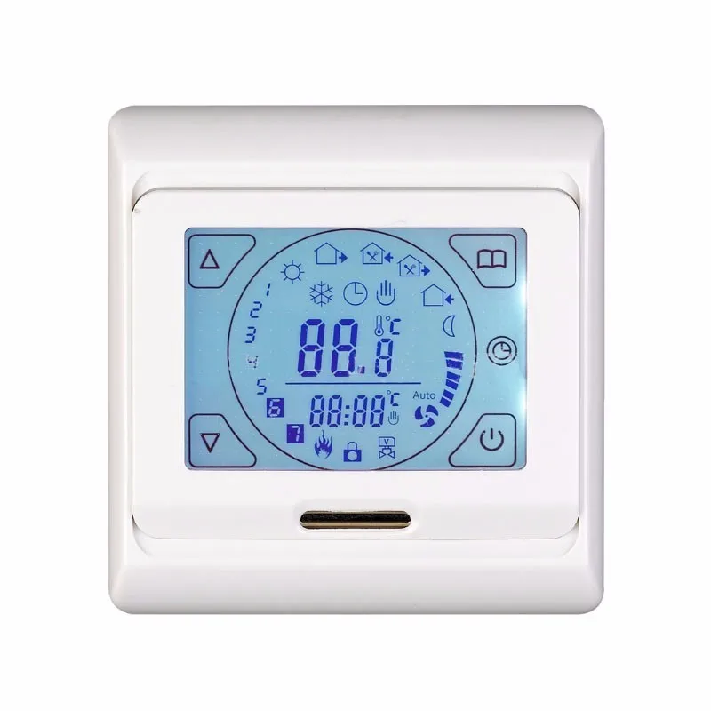 Touch Screen Programming Floor M9 Electric Heating Land Warm 16th Intelligence Temperature controller Control Organ Embedded
Touch Screen Programming Floor M9 Electric Heating Land Warm 16th Intelligence Temperature controller Control Organ Embedded