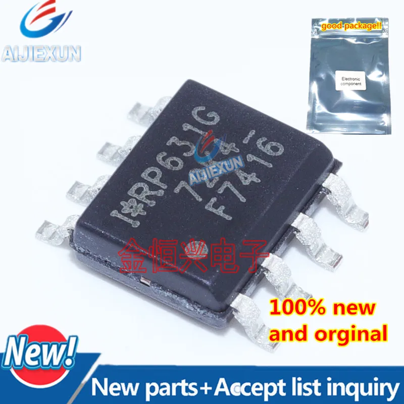 10 шт. 100% новый и оригинальный IRF7416 F7416 SOP-8 10A 30 в силовой MOSFET (Vds-30V Rds (on) = 0.02ohm) наличии