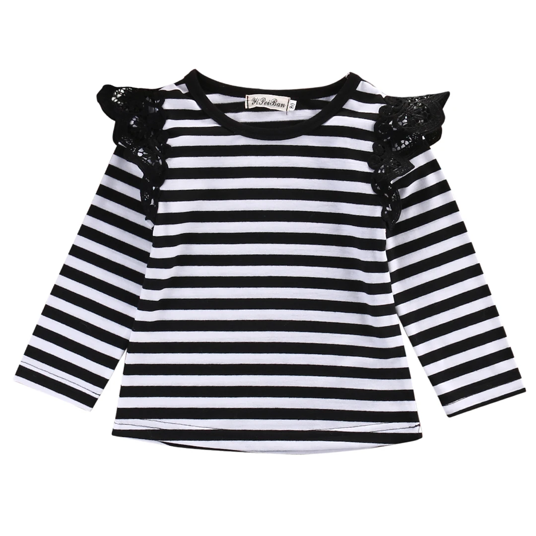 Новый бренд Pudcoco Одежда для новорожденных девочек футболка с длинными рукавами