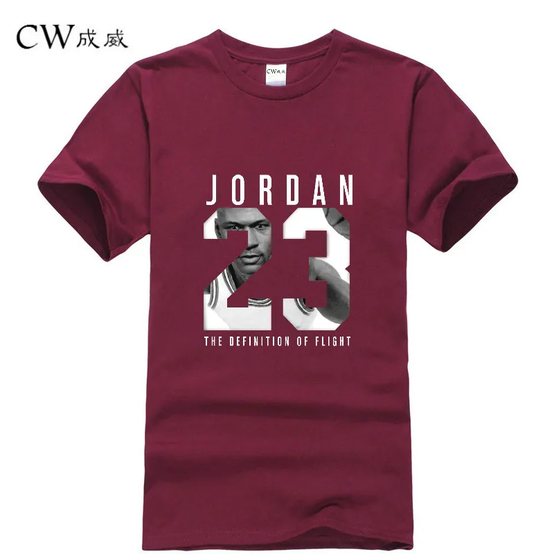 2019 новая брендовая одежда Jordan 23 Мужская футболка Swag хлопок Принт Homme Фитнес Camisetas