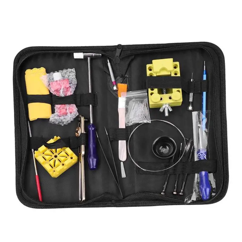 130pcs Watch Repair Tool Kit Watch Case Opener Band Holder Link Pin Remover Spring Bar Screwdriver Watchmaker Tools
130pcs Watch Repair Tool Kit Watch Case Opener Band Holder Link Pin Remover Spring Bar Screwdriver Watchmaker Tools