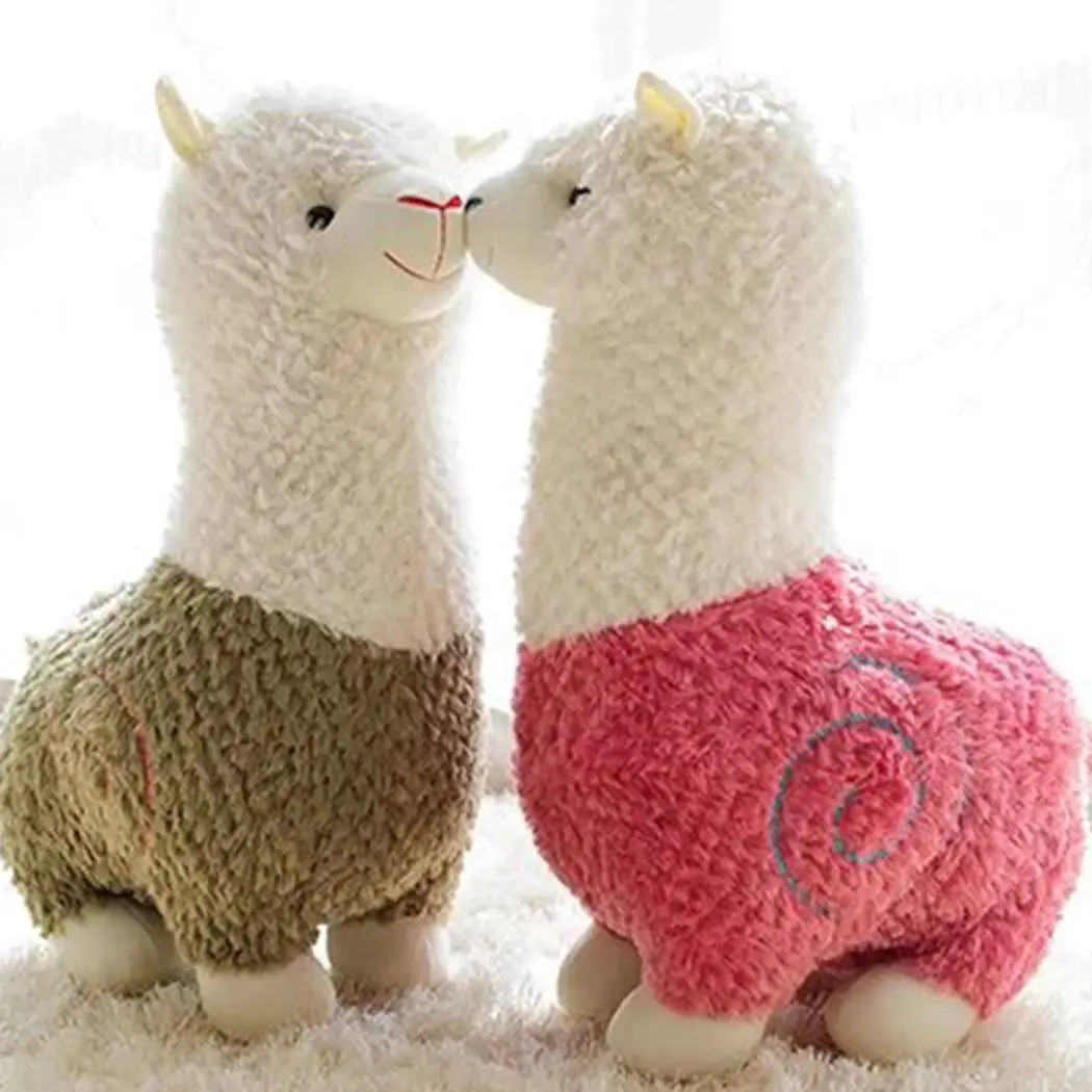 New Kids Children Baby Girls Cotton Blend Plush Cute Small Alpaca Doll Toys Purple Pink Green | Игрушки и хобби