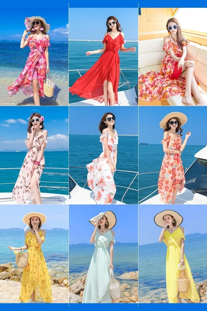 Sexy Floral Print Dress Women 2020 Summer Strap V Neck Backless Chiffon Dress Holiday Beach Party Dresses Vestidos
Sexy Floral Print Dress Women 2020 Summer Strap V Neck Backless Chiffon Dress Holiday Beach Party Dresses Vestidos