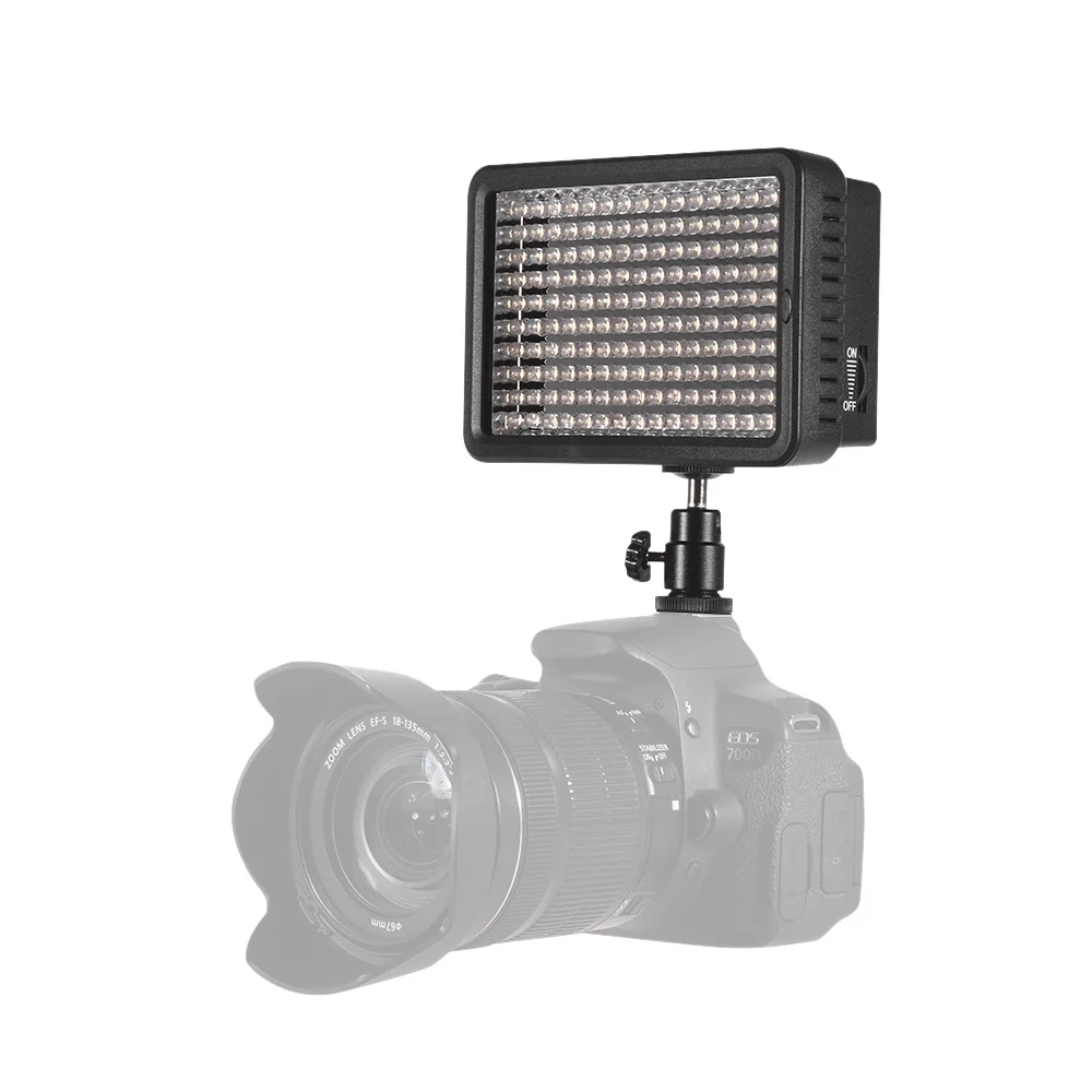 Диммируемый сверхмощный 160 LED s CRI 95 + светильник 5600K заполнясветильник для фотографии с цветными фильтрами для DSLR-камеры
Диммируемый сверхмощный 160 LED s CRI 95 + светильник 5600K заполнясветильник для фотографии с цветными фильтрами для DSLR-камеры