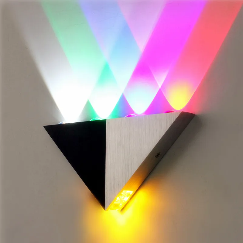 5w Aluminum Triangle Led Wall Lamp Ac90-265v High Power Led Modern Home Lighting Indoor Outdoor Party Ball Disco Light
5w Aluminum Triangle Led Wall Lamp Ac90-265v High Power Led Modern Home Lighting Indoor Outdoor Party Ball Disco Light