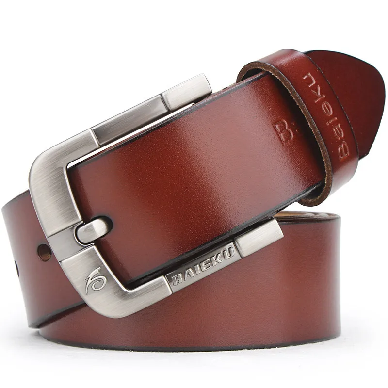 New Fashion Luxury Belts 100% Men's Real Genuine Cow Leather Waistband Pin Buckle Smooth Waist Belt Strap Girdle Casual Belt
New Fashion Luxury Belts 100% Men's Real Genuine Cow Leather Waistband Pin Buckle Smooth Waist Belt Strap Girdle Casual Belt