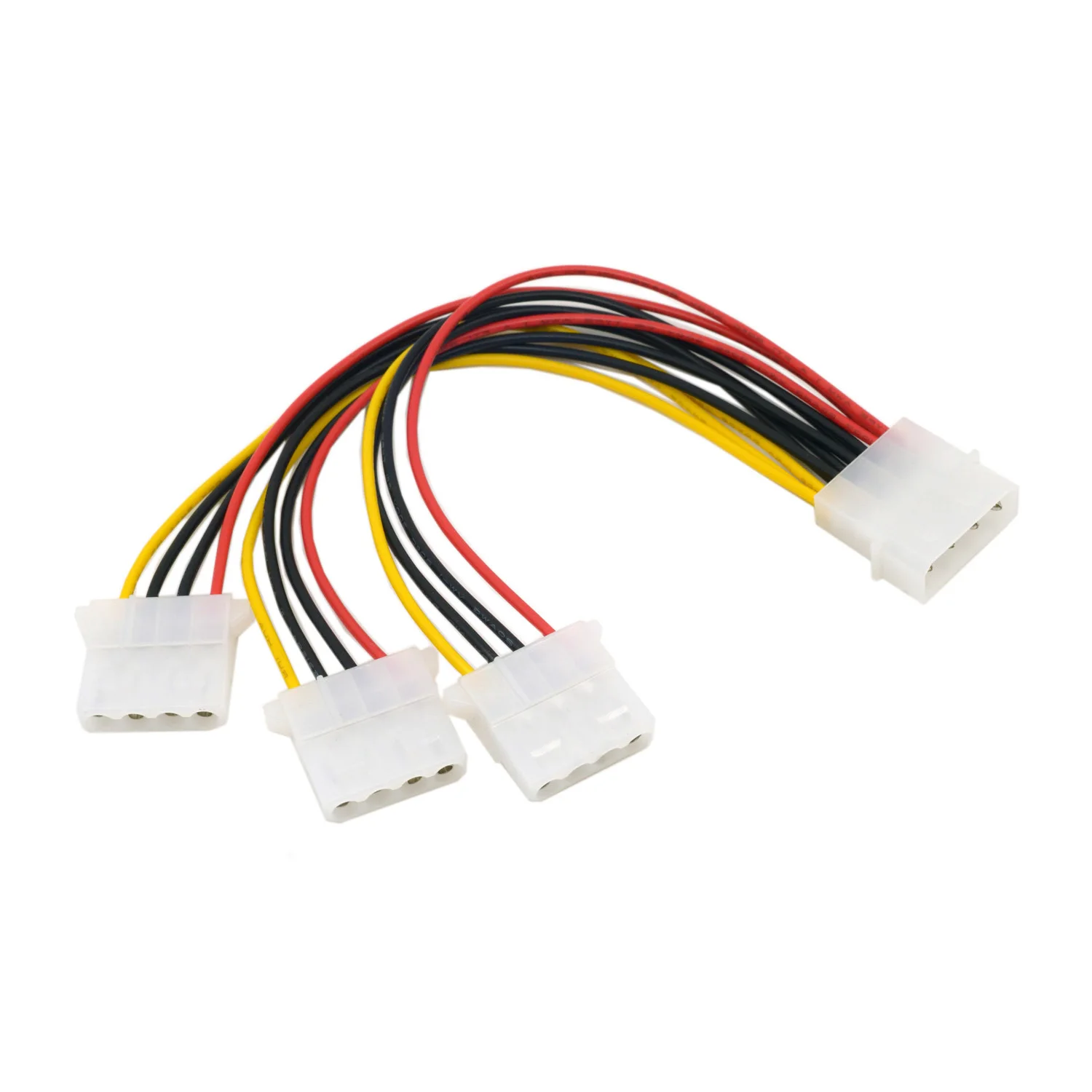CY 10cm IDE 4 Pin Male to 3 IDE Female Y Type Splitter Power supply Extension Cable for Hard Disk
CY 10cm IDE 4 Pin Male to 3 IDE Female Y Type Splitter Power supply Extension Cable for Hard Disk